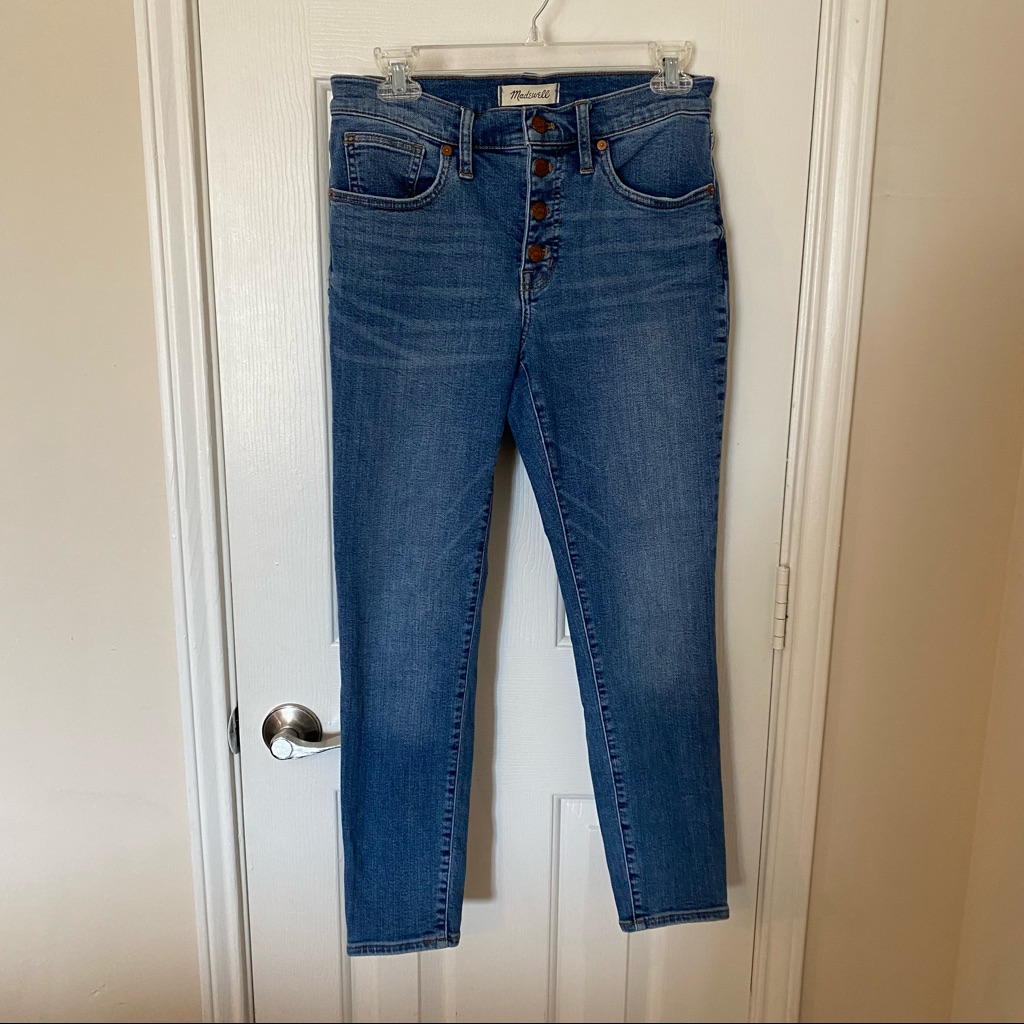 Madewell 9" Mid-Rise Skinny Crop Jeans